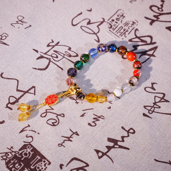 JIUHUA MOUNTAIN — “Great Vow” Eighteen-Bead Glazed Bracelet