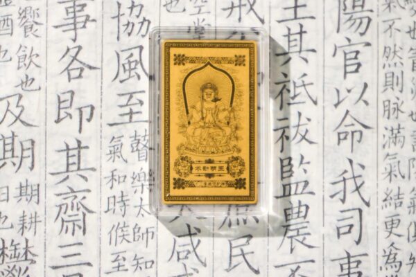 JIUHUA MOUNTAIN — “Wealth Keeper” Gold Phone Charm