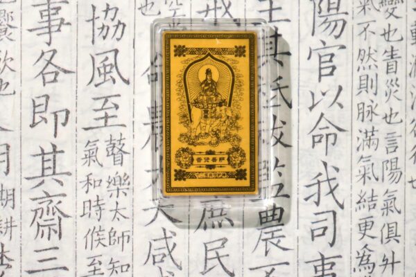 JIUHUA MOUNTAIN — “Wealth Keeper” Gold Phone Charm